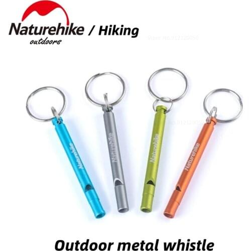 Naturehike 2pcs Outdoor Whistle Wilderness Survival Metal Whistle Professional Emergency Whistle Outdoor Camping Gadgets Outdoor