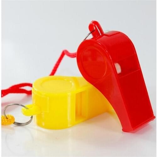 24PCS Plastic Whistle With Lanyard for Boats Raft Party Sports Games Emergency Survival All Brand New Items Hot Sale Wholesale