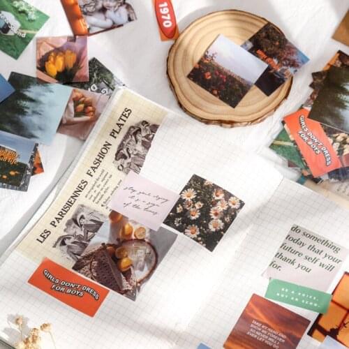 30 Pcs/set Lost forest Scrapbooking Decorative Sticker Korean Diy Diary Album Stick Label Kawaii flower Stationery