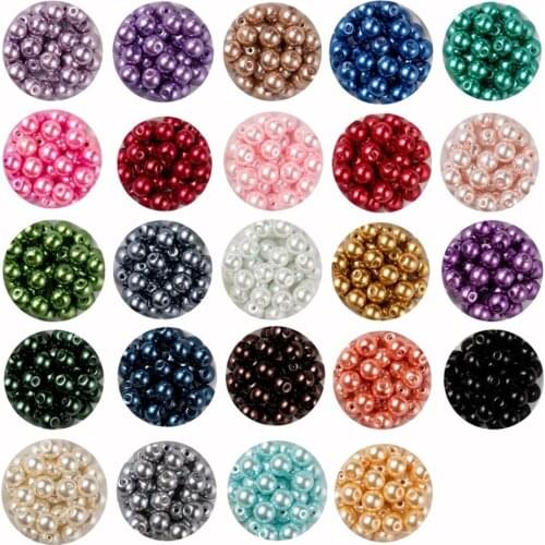 2 Strand White Shell Pearl Round Beads 2mm for jewelry making DIY bracelet necklace,about 190pcs/strand