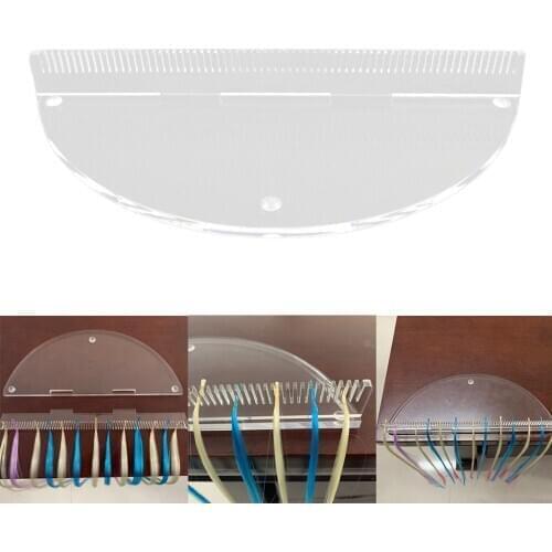 Acrylic Salon Hair Extensions Toupee Hair Strands Holder Plate Transparent Wig Stand For Hair Styling Wig Storage Holder Wig Bag