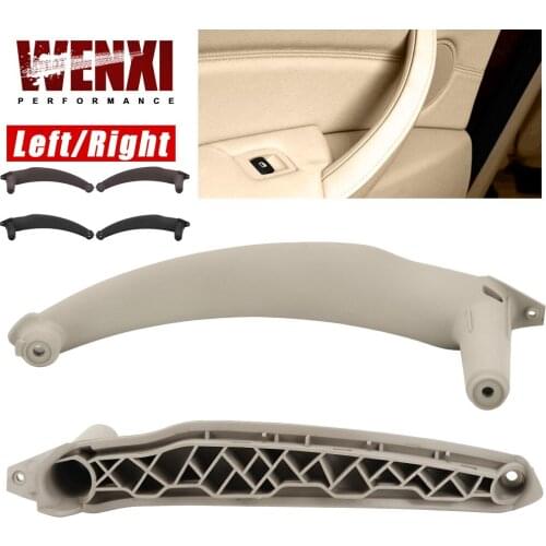 Car left right Inner Door Armrest Panel Handle Pull Trim Holder Auto Interior Accessories For 06-14 BMW E70 X5 E71 E72 X6 SAV