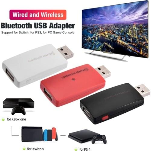 Wireless Bluetooth USB Adapter Durable Convenient Gamepad Converter For Switch For PS3 Game Console Durable For Switch For PS3