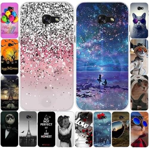 For Samsung Galaxy A5 2017 Cases Soft Touch TPU Silicon Phone Cover For Samsung A5 2017 Phone Case Etui Bumper Funda Coque Capa
