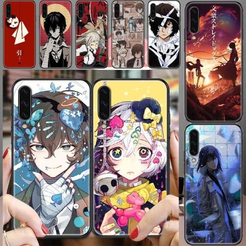 Bungou Stray Dogs Anime Phone case For Samsung Galaxy A 3 5 7 8 10 20 21 30 40 50 51 70 71 E S 2016 2018 4G black trend cover