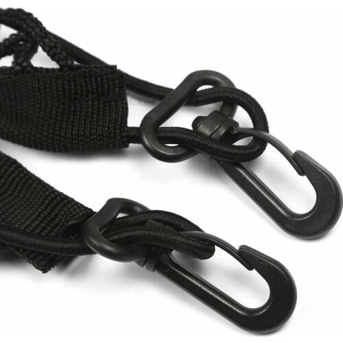 Black Mesh Holder Envelope style nylon net storage 4 hooks car storage Car SUV rear trunk