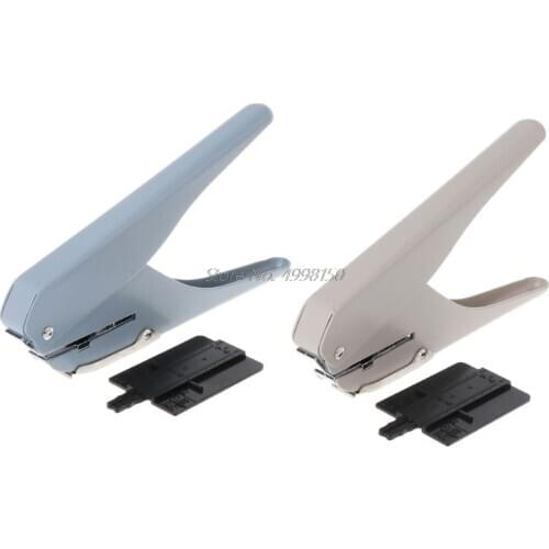 Mushroom Hole T-type Office Punches Paper Cutter Loose Sheet DIY School Supplies Scrapbooking Puncher Binding Holes Dropship