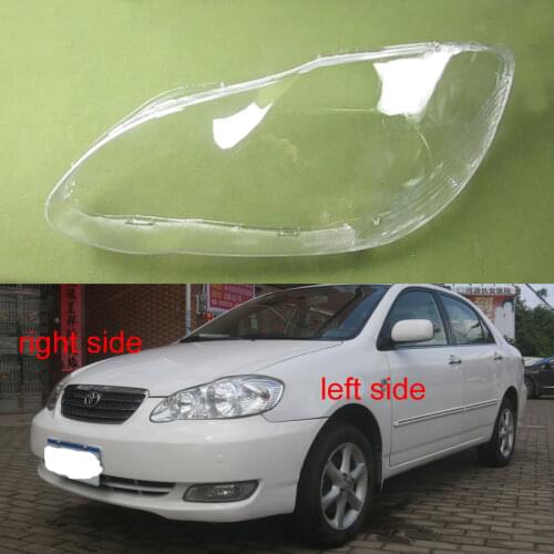 Headlamps Transparent Cover Lampshades Lamp Shell Masks Headlamp Cover for Toyota Corolla EX 2003 2004 2005 2006 2007 2008 2009