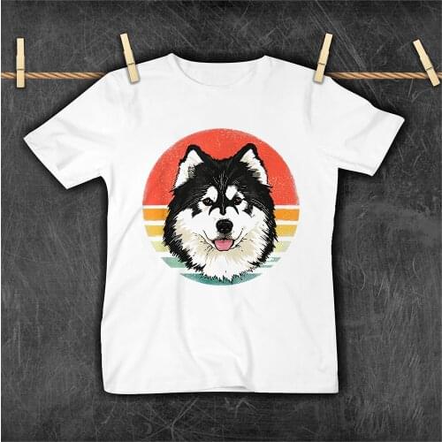 Alaskan Malamute Toddler Boy T shirts Soft Fabric Fashion Kids Clothes Cozy Breathable Summer Outdoor Play Child T-shirt Street