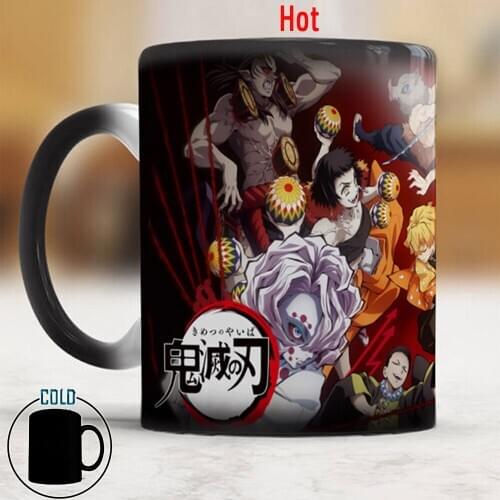 2021 Demon Slayer: Kimetsu No Yaiba Coffee Mug 11oz Heat Temperature Sensitive Color Changing Mugs