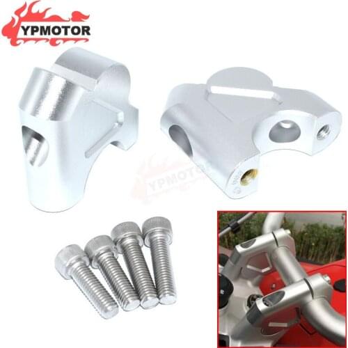 R1200 GS Motorcycle Drag Handlebar Riser Clamp Higher Bracket Adapter Mounting For R1200GS LC 2013-2017 R1200 GS ADV 2014-2017