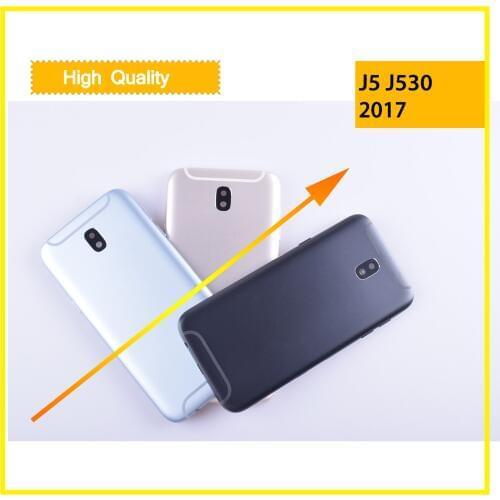 10pcs/lot Battery Cover Housing For Samsung Galaxy J5 2017 J530 J530F Back Cover Case Rear Door Replacement Parts with buttons