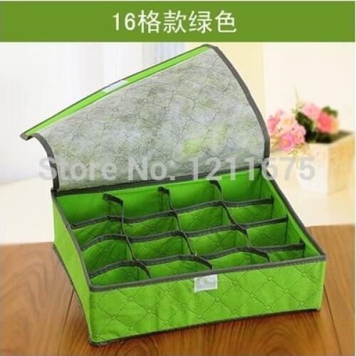 Fashion Small Size Foldable Fabric Storage Foldable with 16 Cells