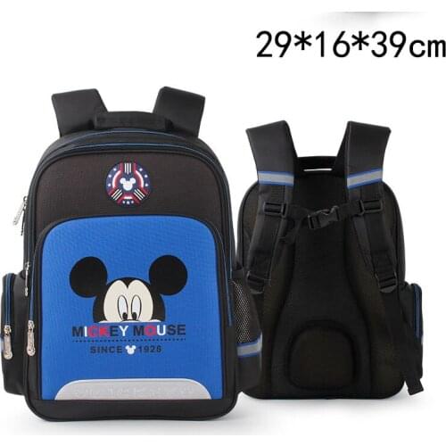 2021 New Authentic Disney Schoolbag Cartoon Student Large-Capacity Backpack Grades 1-5 To Reduce The Burden Shoulder Schoolbag