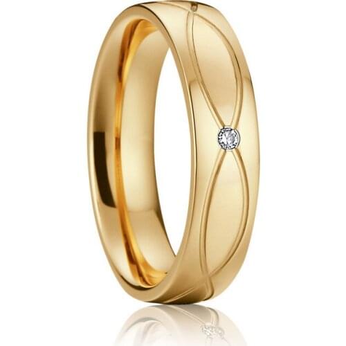 Zirconia Stone Wedding Rings for Women Vintage Fashion Jewelry His and Hers