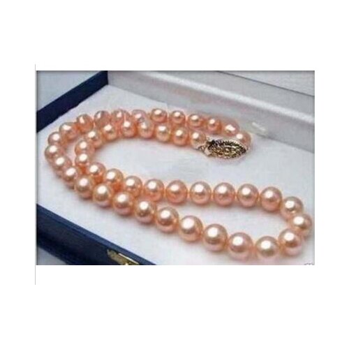 Charming 7-8 mm Natural Pink Cultured Pearl Necklace 18"