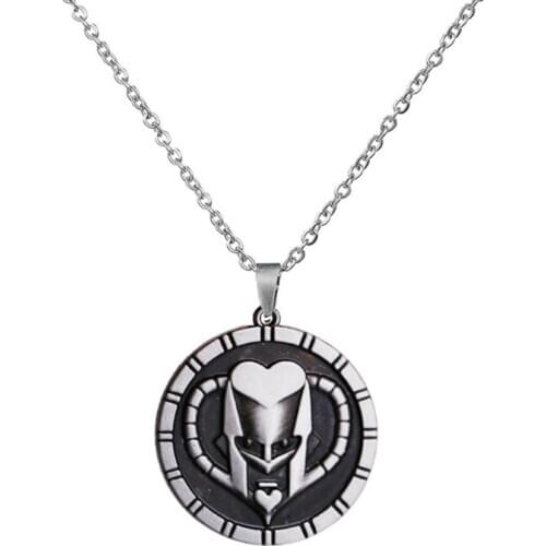 Classic Anime JOJOS Bizarre Adventure Jewelry Hip Hop Higashikata Josuke Necklace Cosplay Accessories Gifts
