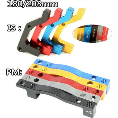 PM/IS MTB Caliper Adapter Front Rear 180/203mm Bike Disc Brake Rotors Aluminum Alloy Bicycle Accessorie Adaptor
