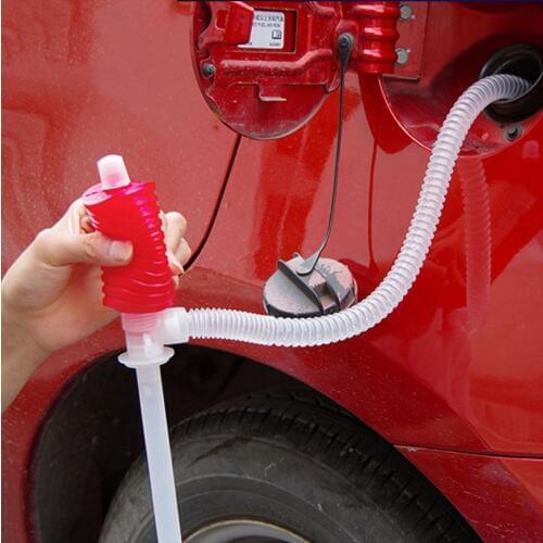 Pump Transfer Hand Fuel Oil Sucker Liquid Truck Diesel Manual Siphon Suction Water Liquid Pump Car Hand Oil Gas Syphon