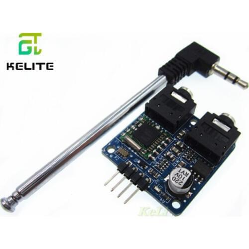 TEA5767 FM Stereo Radio Module 76-108MHZ With Free Cable Antenna