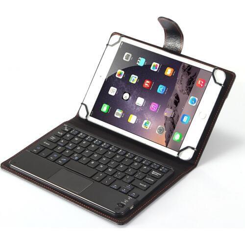 2 in 1 Slim Folio PU Protective Leather Case Cover+Detachable Wireless Bluetooth Touchpad Keyboard For Teclast P80 3G/4G Tablet