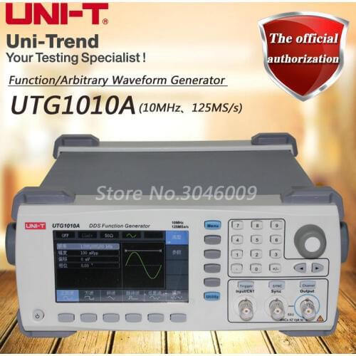 UNI-T UTG1010A Function/Arbitrary Waveform Generator/Single Channel/10MHz Channel Bandwidth/125MS/s Sample Rate