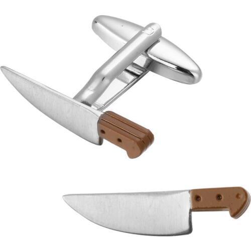 High-end mens shirt brand jewelry Cufflinks knife model cufflinks, fashion design style French shirt accessories