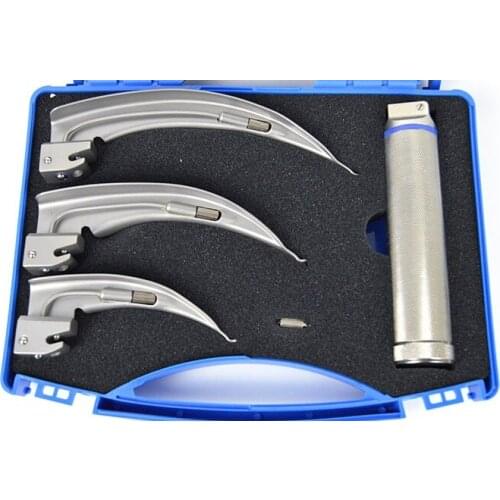 MY-G054 Adult laryngoscope with straight blade short handle video laryngoscope set for intubation