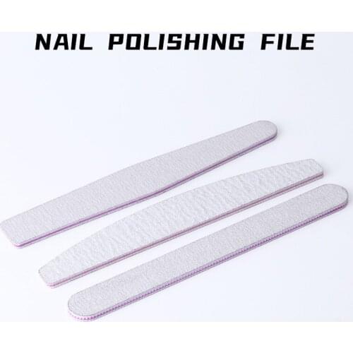 1/5pcs Sandpaper Nail File Lime 100/180 Double Side Sanding Buffer Block Set Grey Nail Files For UV Gel Polish Manicure Tools