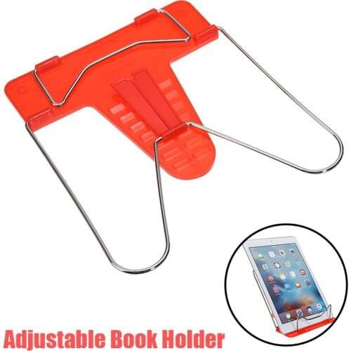 1pc Portable Reading Book Stand For Home Supplies Adjustable Frame Reading Holder Book Stand Bookrest Color Random