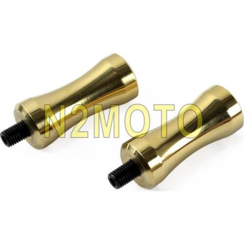 2 PCS Brass Motorcycle Shifter Peg for Harley Bobber Cafe Racer Cruiser Custom Foot Gear Shift Peg