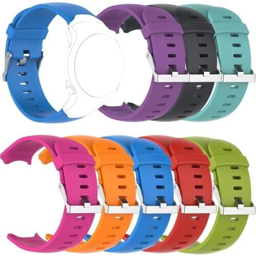 EiEuuk Accessory Soft Silicone Gel Replacement Watchband Wrist Strap Bracelet for Garmin Approach S3 GPS Golf Watch