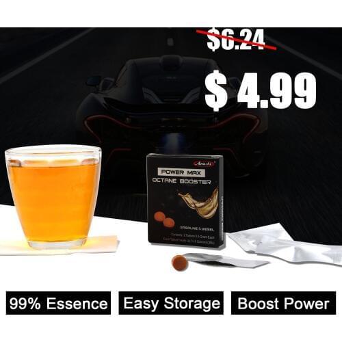 Arashi Octane Booster Motorcycle Gas Saver Additive in Oil For Cars Fuel Reducing Motorbike injectors Cleaning Cleaner Power Max