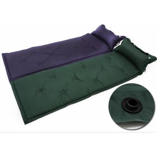 Automatic Inflatable Camping Mat Outdoor Air Cushion Leisure Sleeping Mattress With Pillow