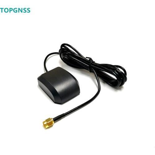 Car external GPS GLONASS Dual antenna, active patch ceramic antenna,GNSS antenna,SMA male Straight connector