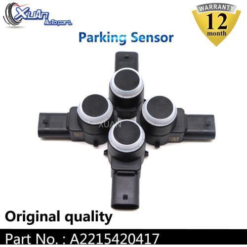 XUAN 4pcs Car PDC Parking Sensor A2215420417 For Mercedes W211 W219 W203 W204 W221 S211 E-Klasse GL320 GL350 ML320 ML350 C320