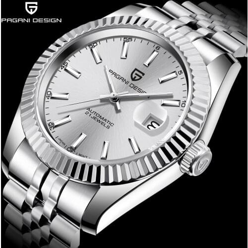 PAGANI DESIGN Luxury Watch Mens Brand Automatic Watch Mens Waterproof All Steel Watch Clock Montre Homme newWatch