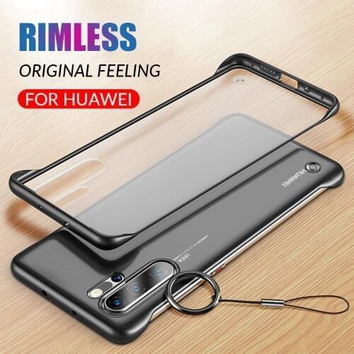 Phone Case Frameless For Huawei Honor 20 V20 Mate 40 20 30 pro Mate 20x 5G P30 P40 P20 lite Mate 10 Pro Nova 7 3 3i 4 5i 6se 4e