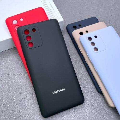 For Samsung Galaxy S10Lite Case High Quality Soft Silicone Cover A91 M80s S10 LITE Silky Touch Camera Protective Shell