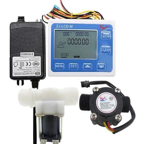 1'' Digital flowmeter quantitative controller industrial controller DN25 flowmeter Beer/coffee drinks water flow meter