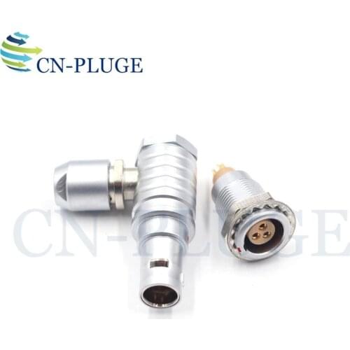 FHG EGG 0B Elbow Connectors M09 Type 3Pin Push Pull Self-locking Connector For Camera Equipment