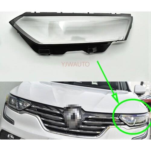 Headlamp Cover For Renault Koleos 2016 2017 2018 Car Headlight Lens Replacement Auto Shell