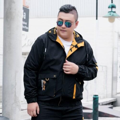 Spring Autumn Large Size 9XL 8xl 7xl 6xl 5xl Jackets Men Hip Hop Streetwear Mens Hooded Coat Outerwear Casual Windbreaker Male