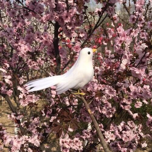 About 15cm simulation bird feathers bird model handicraft home Decoration props garden creative decoration h1035