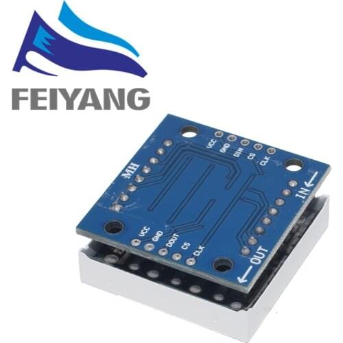 MAX7219 dot matrix module microcontroller module display module finished goods , Can be together for arduino programming