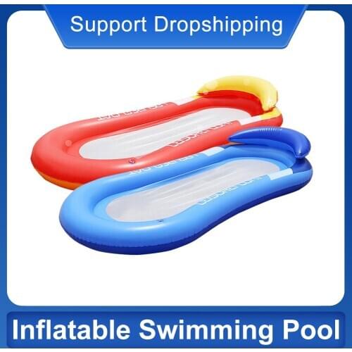 Inflatable Swimming Pool Floats For Adults Kids Floating Water Pad Mat Rafts Water Toys For Kids Outside Dropshipping