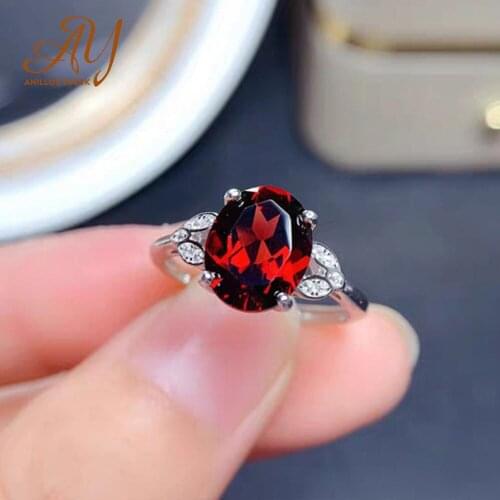 New simple clover simulation red open ring womens fashion Caibao live ring hand jewelry