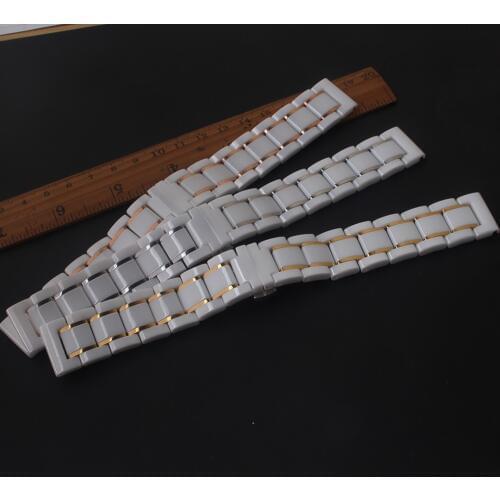 New Watchbands For Samsung galaxy watch active 42 46 Gear sport S2 S3 bracelet Ceramic straps Fit Huawei watch GT 2 pro strap