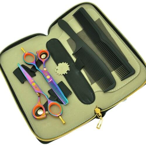 Smith Chu 5.5" Hairdressers Scissors Professional Hair Cutting Scissor Barber Thinning Shears Hair Cut Razors Japan 440c A0005C