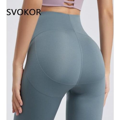 SVOKOR Leggings Women Fitness Booty Lifting Leggins Push Up Plus Size Pants Gym Sexy Legging Seamless Sport Femme Quick Dry